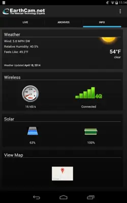 EarthCam android App screenshot 1